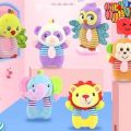 Mainan Boneka Tangan Bayi Bunyi Baby Hand Rattle / Love Mom Mainan Boneka Rattle Persegi Oval, SNI, Import. 