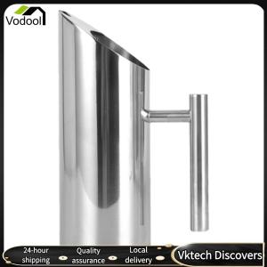 【Vodool】1/2L Kitchen Cold Wine Pitcher Stainless Steel Pot Jug Kettle Beer Jar Wine Juice Water Jug for Bar Hotel KTV Restaurant