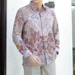Atasan Batik Couple Blouse Wanita Kemeja Lengan Panjang Terbaru