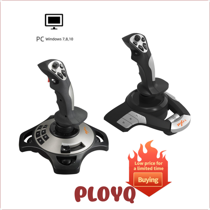 [PLOYQ] PXN-2113 Joystick Flight Simulator Gamepad Controller Pc Flight ...