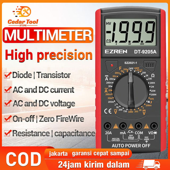 Multimeter Digital Paket Lengkap Murah Multitester Digital,avo meter digital, Avometer Digital