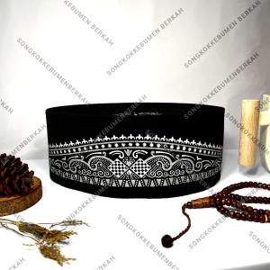 SONGKOK PECI BATIK PERAK KETUPAT SILVER REAL PICT