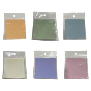 5 Pcs Sticking Note Adhesive Sticking Pad Clear Note Pad Waterproof Memos Pad Macaroon Color Notepads for Office Workers