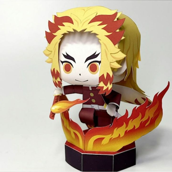 Mô hình giấy anime Viêm Trụ Rengoku Kyoujurou (Hơi thở của lửa/Honō no ...