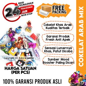 Cokelat Turki Premium (1pcs) Satuan Coklat Mix Isi Lumer Enak Bergizi Untuk Mood Booster Semangat