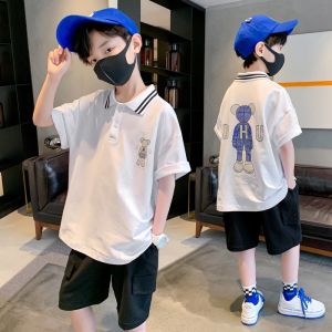 Set bộ quần áo hè bé trai 18-45kg đồ bé trai 4-15 tuổi mẫu DHU chất vải mềm mát thấm hút mồ hôi hàng may kĩ