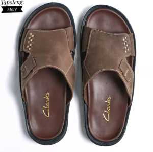 Sandal Kokop Pria Kulit Sendal Flip Flop Casual S83