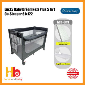 Lucky Baby DreamNezz Plus 5 In 1 Co-Sleeper 61x122