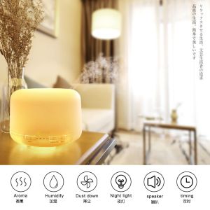 [DuoDuo]500ML Ultrasonic Humidifier Aroma Diffuser. 7 LED Light.