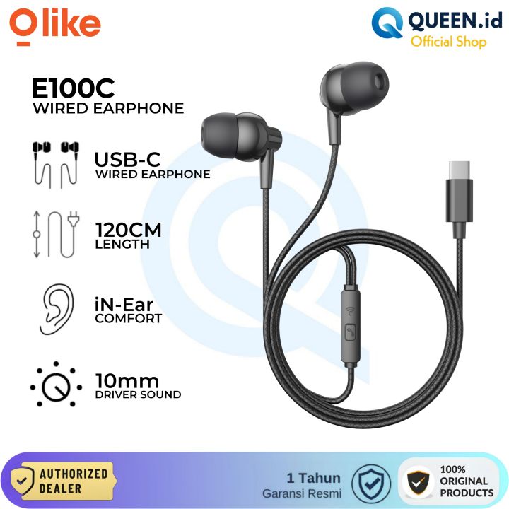 Olike Jack Wired Earphones Olike E20C Wired Earphone Headset Kabel