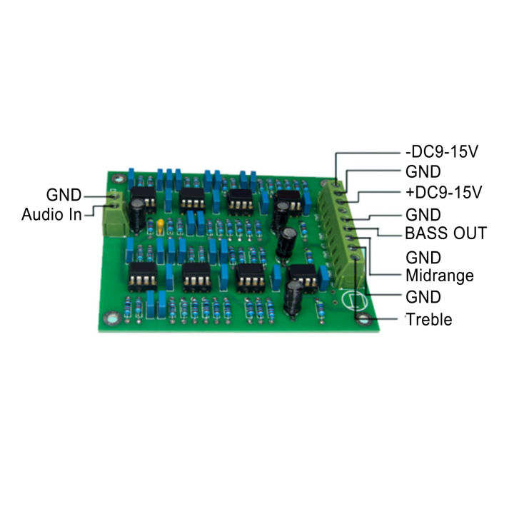 Preamplifier Module DIY Kit Dual NE5532 Op?Amp Module Adjustable Stable ...