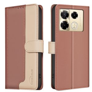 For Infinix Hot 70 60 50 Pro / Note 40 Pro Plus Phone Case Magnetic Leather Wallet Card Slot Couples Flip Cover Casing