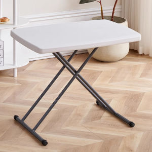 Happihaus Liftable Computer Table Convenient Folding Table Adjustable Height Heavy Duty Study Table