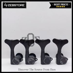 Dryer Tuning Machine Peg Pemutar Senar Bass Precision 4 In Line Black