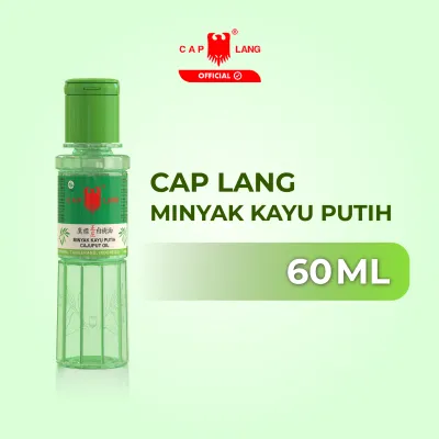 Cap Lang MINYAK KAYU PUTIH 60 ML - Memberikan rasa hangat Meringankan Sakit Perut Perut Kembung dan Rasa Mual