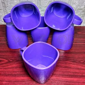 BANTING HARGA 4PCS GELAS TANGKAI SEMI MELAMIN DINER WARE TEBAL DAN TAHAN PANAS / FOODGRADE DAN SNI / BISA COD