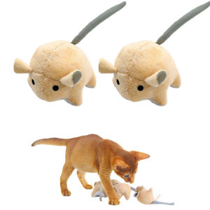 Plush Catnip Mice Toys For Cats Interactive Cat Toys for Indoor Cats Durable Stress Relief Small Mouse Chew Playthings Cat Toy