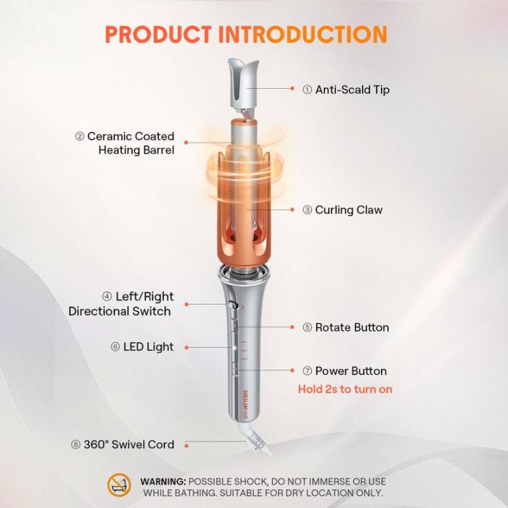 SHEGLAM%20Hair%20Automatic%20Curling%20Iron%201/1.25%20Inch%20with%203%20Temperatures,%202-Way%20Rotation,%20Anti-Scald,%20Anti-Tangle,%20Automatic%20Shut-Off,%20Hair%20Styling%20Tool%20Swivel%20Cord%20Barrel%20Hair%20Curler%20Rizador%20De%20Pelo-o35907%20-%20Image%208