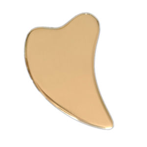 🇲🇾【READY STOCK 现货】Brass Copper Face Scrapping Gua Sha Heart Shaped 黄铜心型 脸部美容刮痧板 脸部按摩 黄铜刮痧 虎符铜砭 Face Massage