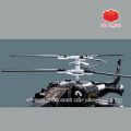 Bộ xếp hình Trực thăng tấn công Kamov Ka-50 Black Shark quân đội Nga. 