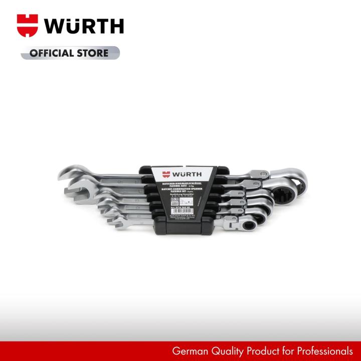 Wurth Ratchet Combination Wrench Flexible Set Lazada