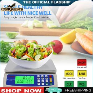 【New Arrival】 Commercial Digital Food Scale 30kg with LCD Display and Tare Function for Accurate Kitchen Measurement
