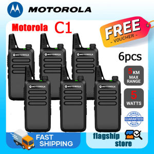 （6pcs）Motorola walkie talkie C1 mini walkie talkie long range motorola radio two way radio walkie talkie motorola two way radio walkie-talkies motorola walkie talkie 5000km walky talky radio long range two way radio buy 1 take 1 2 way radio