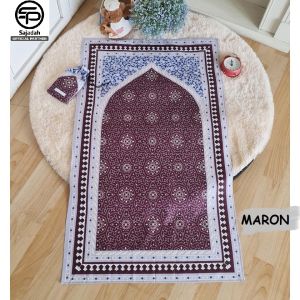 Murah Ringan Sajadah Travel Kashmir Sajadah Pria dan Wanita Free Box dan Tasbih Sajadah Gift Sajadah Souvenir Sejadah Travelling Ringan