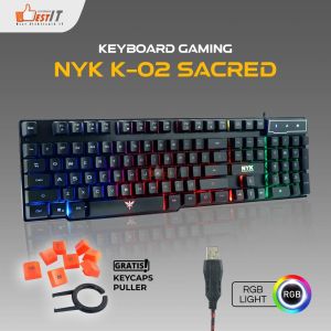 Keyboard Gaming NYK K02 Sacred Rainbow LED