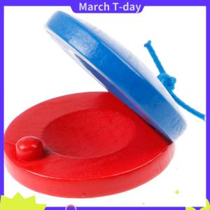 March เด็กไม้ Castanet ของเล่นเด็กเครื่องดนตรี Percussion ของเล่นของขวัญ
