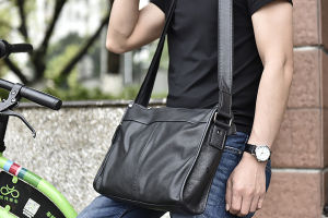 Genuine Leather Men Shoulder Bag Vintage Messenger Bags Male Crossbody Bags Mans Handbag Sling Bag For Man NASVA