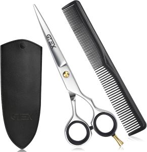 Hair Scissors 6.5 inch Professional Hair Cutting Scissors for Women Men Adults - Barber Scissors Hair Shears - Super Sharp Haircut Scissors - Tijeras De Peluqueria Profesional