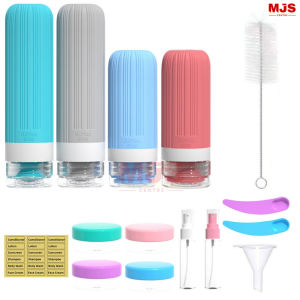 BPA-Free Silicone Travel Bottles TSA Approved Leakproof Squeeze Tubes for Liquids