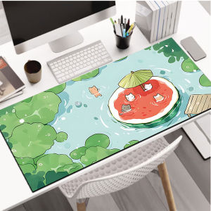 Summer Cat Large Mouse Pad computer mat Desk Mat keyboard mat Office Gaming Table Mat