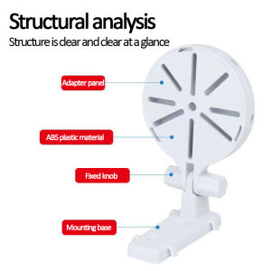 Security Camera Holder Punch Free Monitor Camera Wall Mount Bracket Acrylic Upside Down Wall Bracket for Security Camera