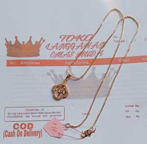 emas mudah 177gr p kalung 45cm [ ada surat pembelian dari toko ]