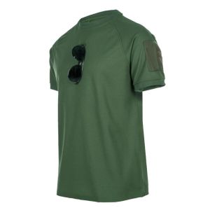 Mens Tactical T-Shirt Short Sleeve T-Shirt Outdoor Tactical T-Shirt Round Neck Quick Dry Short Sleeve Wearable Short Tops Loose Short Sleeve Shirt Breathable Military Combat Tactical Army