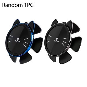 Creative Lucky Cat Car Phone Holder Magnetic Steering Wheel Gravity Gyroscope Stand Cute Fortune Cat Shape Anti-Shaking Rotatable Mount Auto Accessories