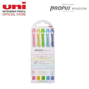 uni PROPUS WINDOW PUS-103T 5C2 - Light Highlighter 5pcs/set