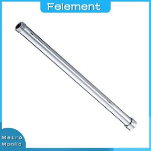 30cm Shower Extension Rod Black/Silver Adjustable Shower Arm Bathroom Replacement Tool