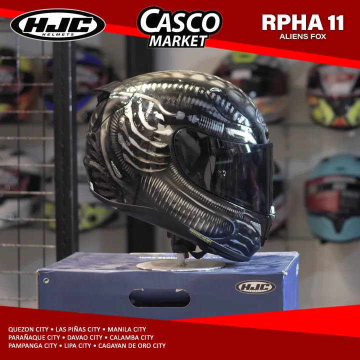 HJC RPHA 11 ALIENS FOX FULL-FACE HELMET Rapha Helmet Shoei Rf 1200