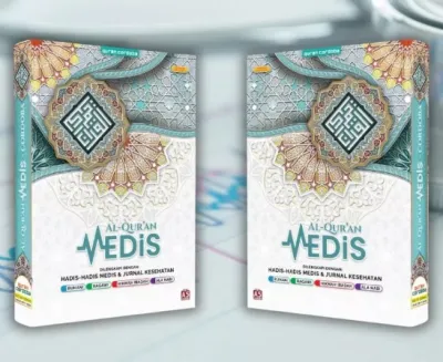 Al-Quran Medis A5 HC Terjemah Tajwid warna | Dilengkapi Hadits Medis dan Jurnal Kesehatan Rasm Utsmani | Cordoba