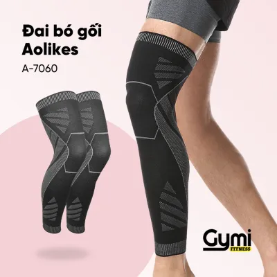 [HCM] Đai Bó Gối Dài Aolikes A-7060 | Chân Chống Nặng Bảo Vệ Gối Giảm Chấn Thương Thể Thao Chính Hãng - AL7060