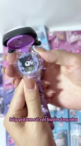 Đồng hồ Kuromi melody cinamoroll phát nhạc phát sáng vòng tay phát sáng