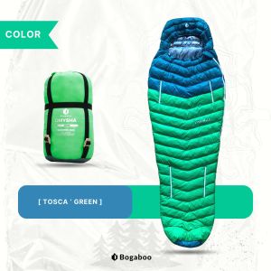 BOGABOO Sleeping Bag  ECODOWN FP 600+ Seri OMYSHA - sleeping bag Mummy - sleeping bag Hiking Camping - sleeping bag goose down synthetic