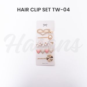 Jepitan Rambut Wanita Mutiara / Jepitan Rambut Korea Premium / Pin Rambut Manik Manik / Hair Clip Set
