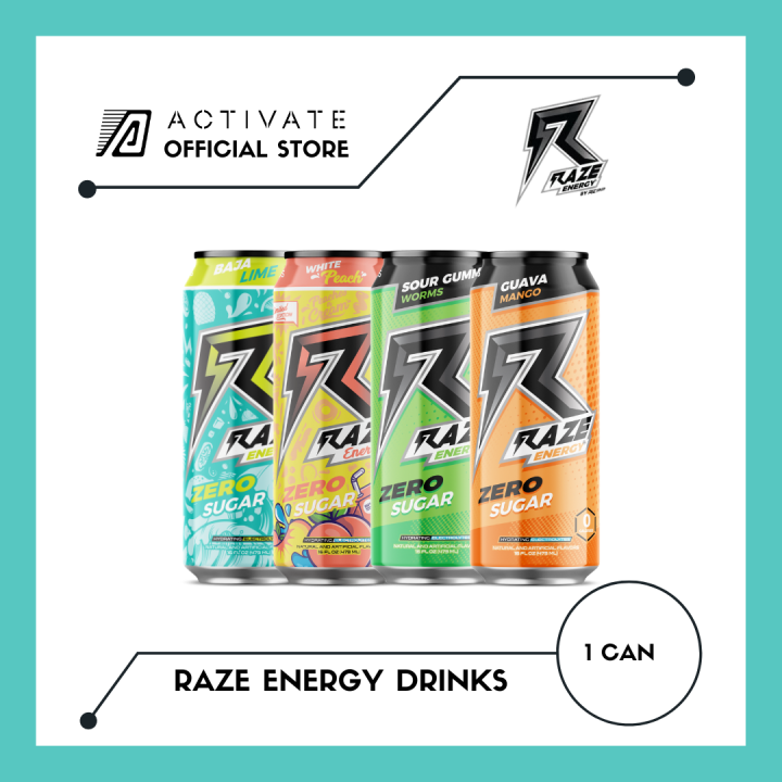Raze Energy Drink, Zero calorie preworkout, NO sugar Lazada PH