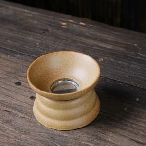 xpkQ Coarse Pottery Lifting Beam Pot Japanese Style Ceramics Teapot Warm Tea Stove Tea Cup Tea Sea Kung Fu Tea Set Accessories R3K9L