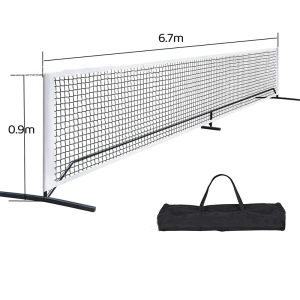 Pickleball Net Padel Board Net 22 FT Professional pickleball net Steel Frame Weather-Pro Set With Foldable Stand& Carry Bag