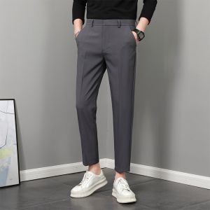 กางเกงสแล็คทรงคลาสสิค สไตล์เกาหลี